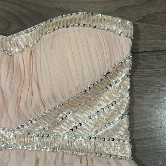 Strapless Cocktail Dress - Colour: Very Light Pink - Picture 2 of 5